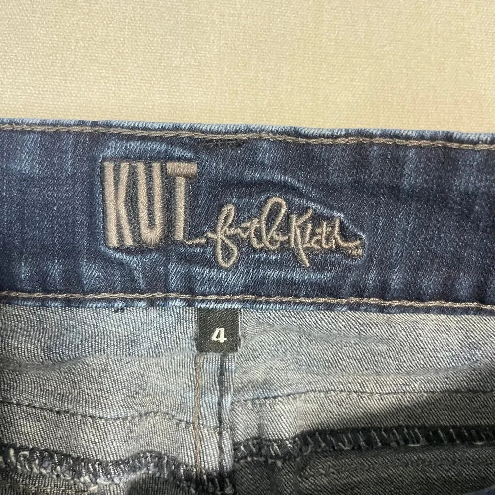 KUT‎ from the Kloth Womens Denim Bermuda Shorts Capri Dark Wash - Size 4